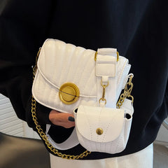 Summer Rhombus Saddle Bag Broadband Messenger Bag Women's Handbag