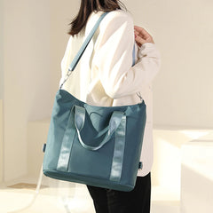 Travel Gym Duffle Bag for Women Men Nylon Shoulder Handbag