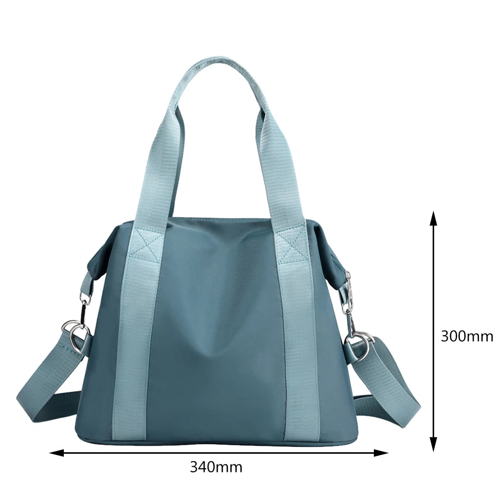 Travel Gym Duffle Bag for Women Men Nylon Shoulder Handbag