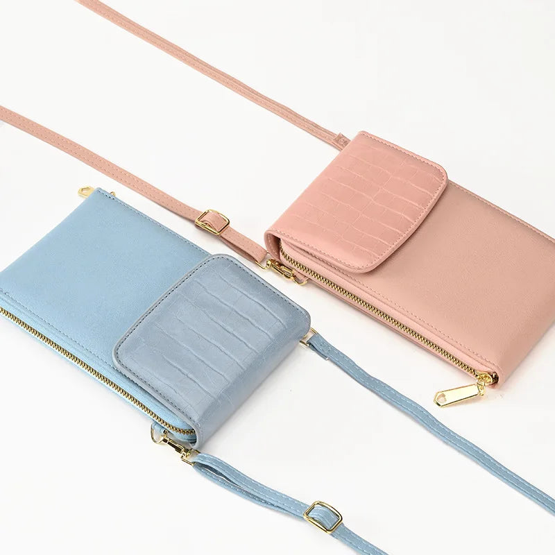 Large Capacity Double Purse Cross-body Bag for Women