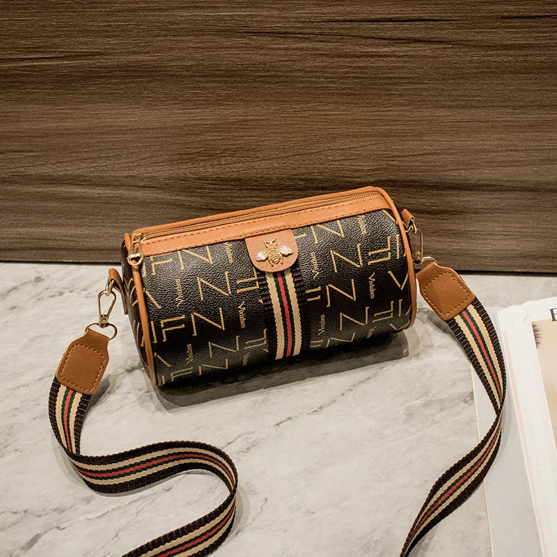 Small Round Bag Letter Crossbody Bags for Women