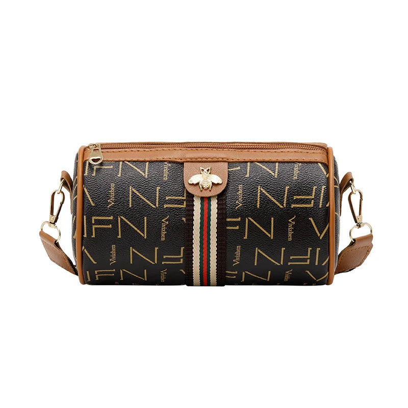 Small Round Bag Letter Crossbody Bags for Women