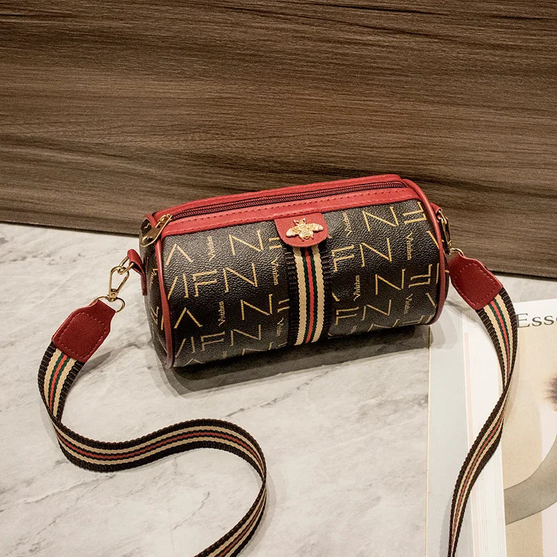 Small Round Bag Letter Crossbody Bags for Women