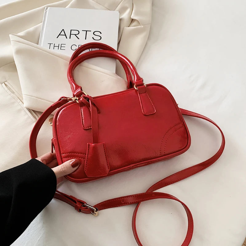 Women Crossbody Bag All-match Leather Shoulder Bags