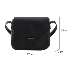 Small PU Leather Shoulder Bag for Women Crossbody with Long Strap