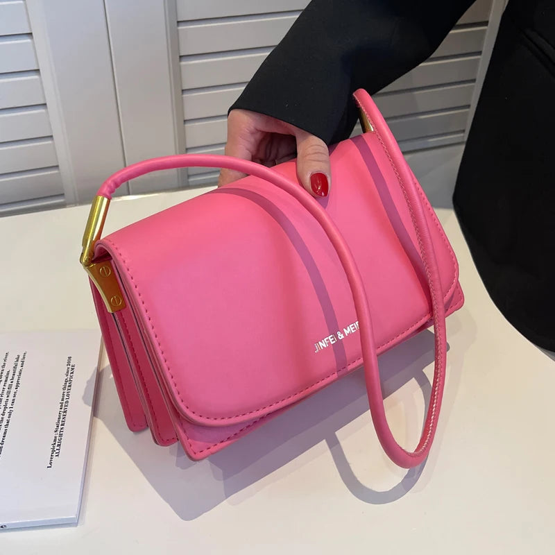 Women's Shoulder Underarm Bag Square Bags Casual Handbags