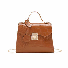 Crocodile Pattern Totes Handbag One-shoulder Messenger Bag