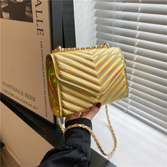 Retro Rhombus Shoulder Bag Small Square Messenger Bag