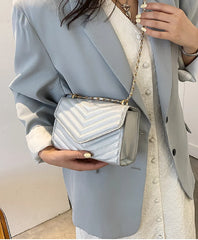 Retro Rhombus Shoulder Bag Small Square Messenger Bag