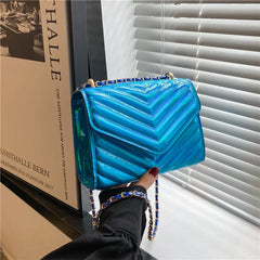 Retro Rhombus Shoulder Bag Small Square Messenger Bag