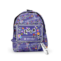 Kids' 3D School Bag, Funny Small Travel Backpack w/ Key Chain