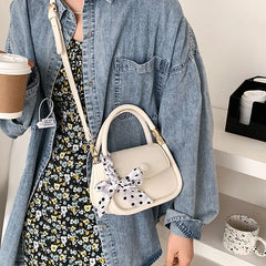 Women Small Square Bag High PU Leather Fashionable Ladies Messenger Bag