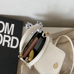 Women Small Square Bag High PU Leather Fashionable Ladies Messenger Bag