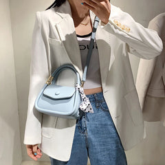 Women Small Square Bag High PU Leather Fashionable Ladies Messenger Bag