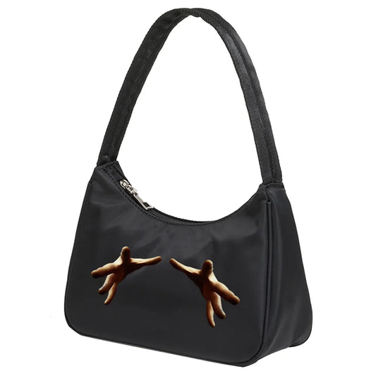 Colorful Pattern Printing Crossbody Bag for Women Underarm Shoulder Purse