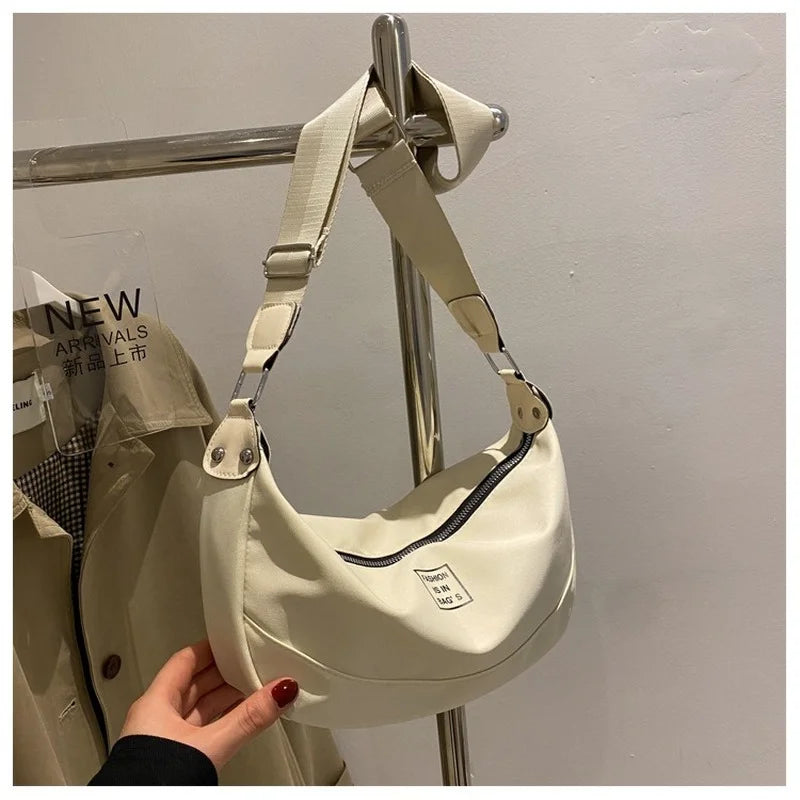 Vintage Shopper Bag Woman Shoulder Underarm Casual Ladies Small Purse Handbag
