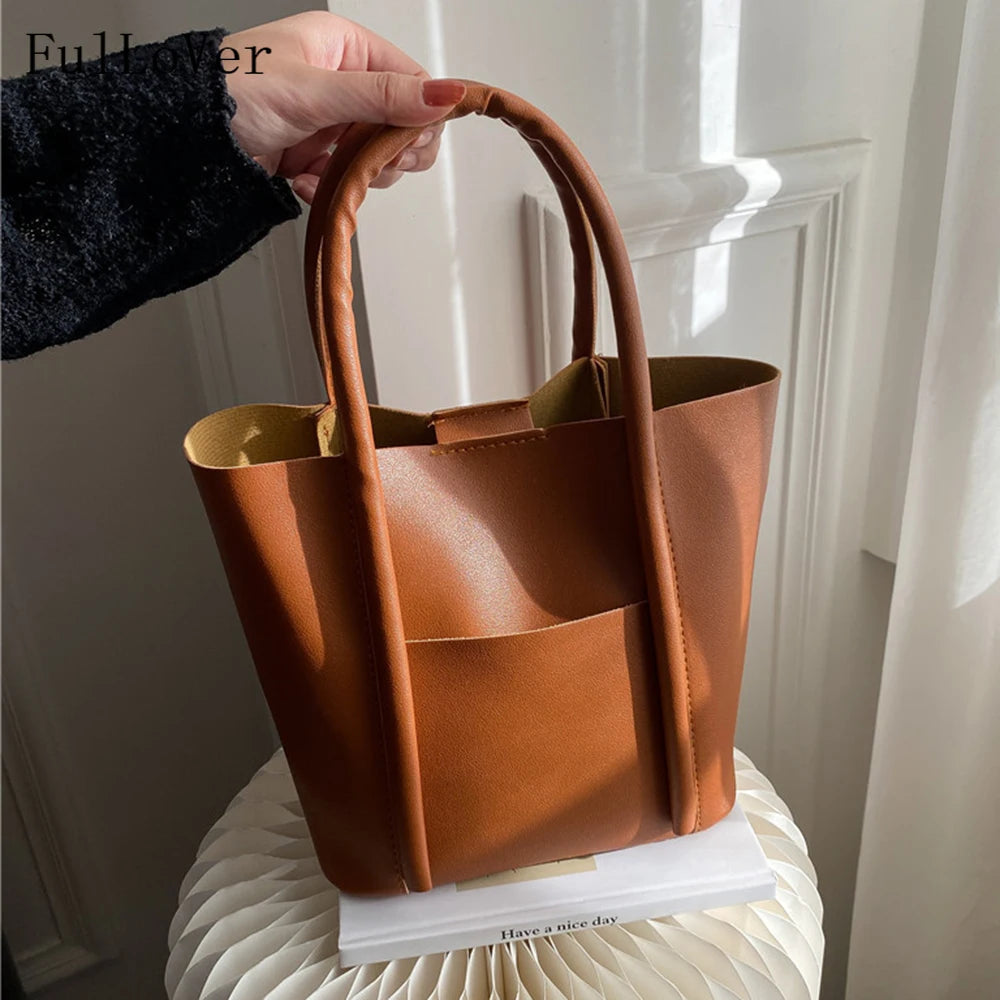 Vintage Shoulder Bags Women's Handbags Large Capacity Retro Tote Bags