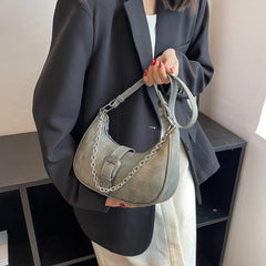 Vintage Small Underarm Bag Women's Handbags Ladies Shoulder Crossbody Bag