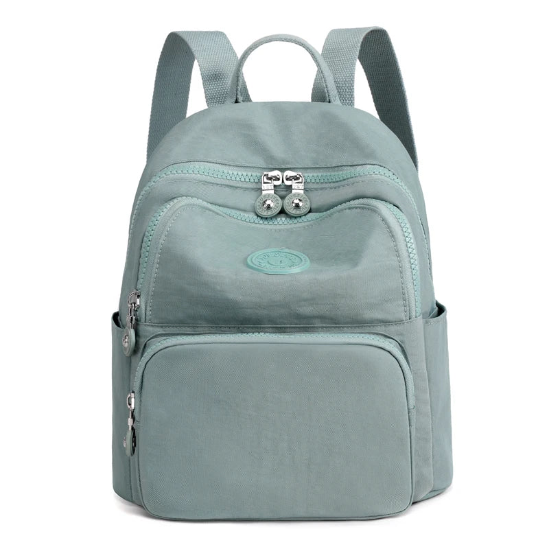Waterproof Nylon Mini Backpack Girls School Rucksack