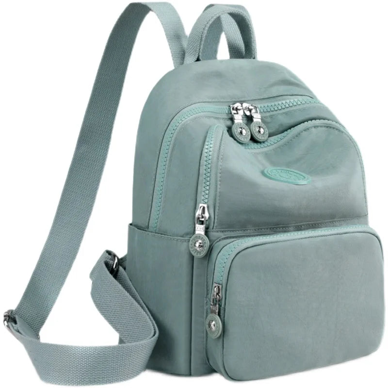 Waterproof Nylon Mini Backpack Girls School Rucksack
