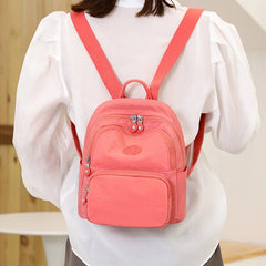Waterproof Nylon Mini Backpack Girls School Rucksack