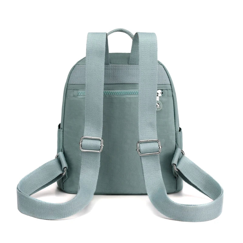 Waterproof Nylon Mini Backpack Girls School Rucksack