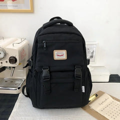 Waterproof Nylon Women Backpack Multilayer Travel bag