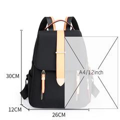 Waterproof Oxford Cloth Women Backpack Light Travel Bagpacks School Bags