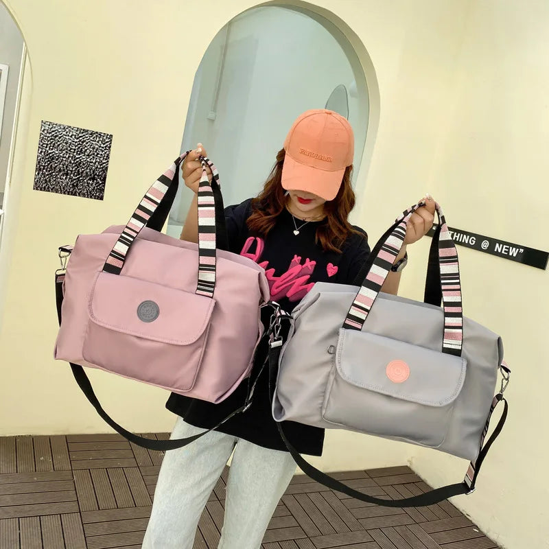 Waterproof Travel Sports Bag Ladies Outdoor Gym Bags Women Fitness Tote