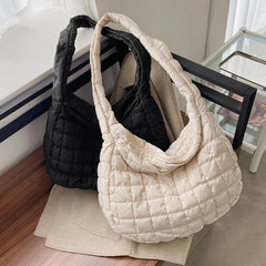 Winter Big Shoulder Bag Space Cotton Handbag Woman Casual Tote