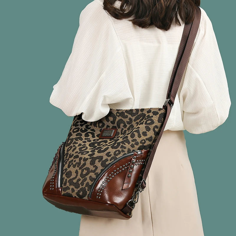 Women Backpack Fashionable Crossbody Bags Ladies Nylon Multiuse