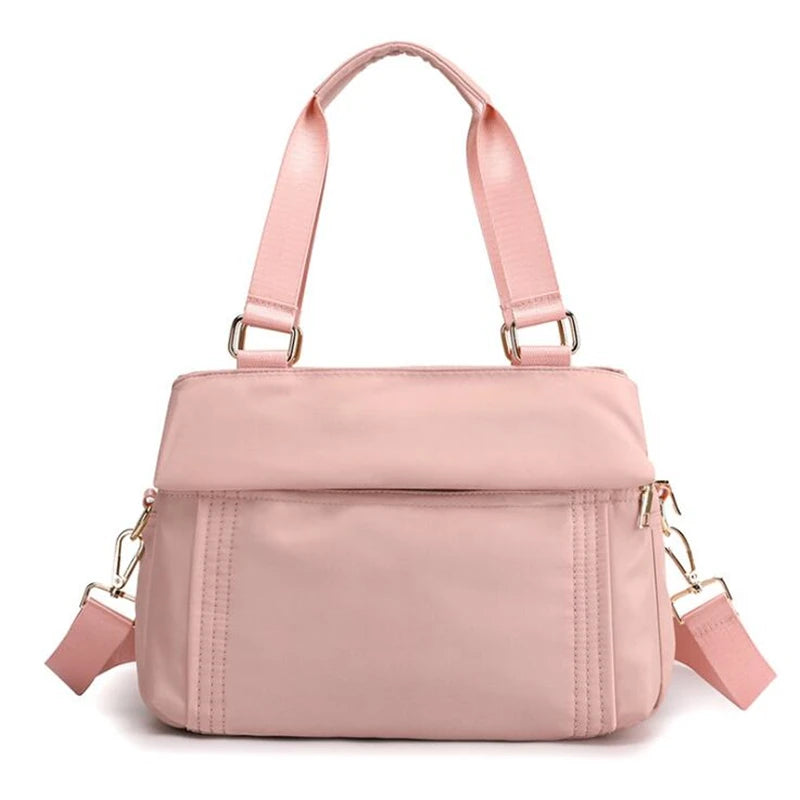Nylon Women's Travel Bag Tote Shoulder Handbag