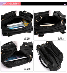 Nylon Women's Travel Bag Tote Shoulder Handbag