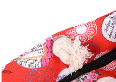 Women Casual Shoulder Bags Flowers Tower Shopping Bags Beach Bags