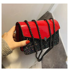 Women Cross Body Bags Chain Sequins Shoulder Bags Small Summer Phone