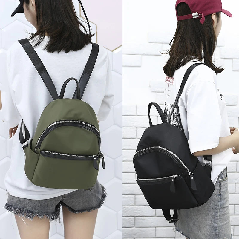 Women Backpacks School Backpack for Teenager Nylon Preppy Bagpack