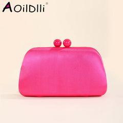 Women Leather Evening Bags Banquet Wedding Clutch Purse Hasp Purse Wallets