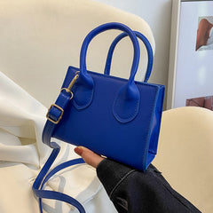 Women Small Square Bag Top-handle Handbags Chain Shoulder Crossbody Satchel Purs