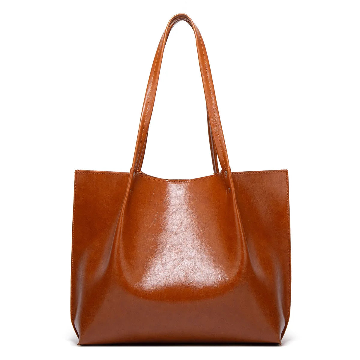 Women Large Tote Casual Shoulder Bag PU Leather