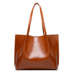 Women Large Tote Casual Shoulder Bag PU Leather