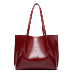 Women Large Tote Casual Shoulder Bag PU Leather