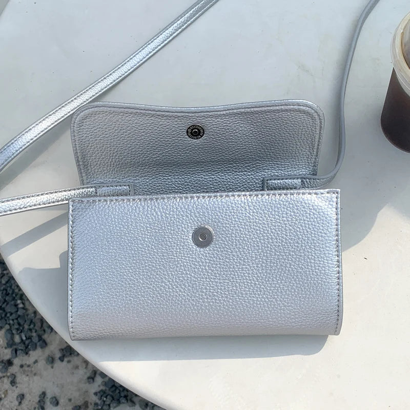 Women Mini Crossbody Phone Bag Ladies Shoulder Bag PU Leather Cover Flap Bag