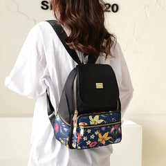 Women Nylon Travel Backpack Shoulder Bag Girls School Bag