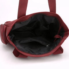 Women Nylon Shoulder Bags Office Ladies Multi-Pocket Handbags Mommy Tote Bags
