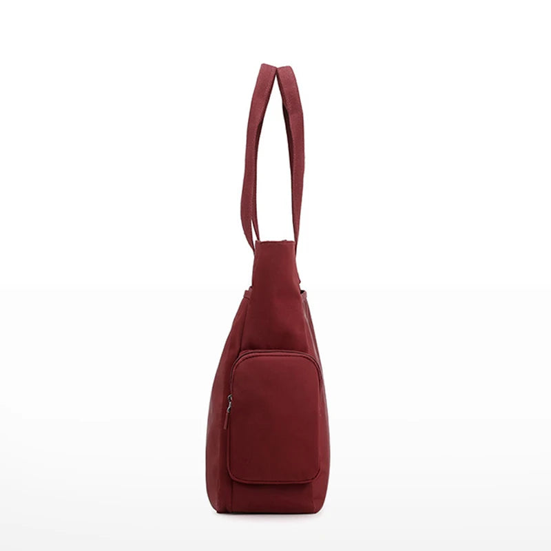 Women Nylon Shoulder Bags Office Ladies Multi-Pocket Handbags Mommy Tote Bags