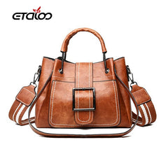 Women Shoulder Bag Soft PU Leather Large Bag Female Messenger Bags