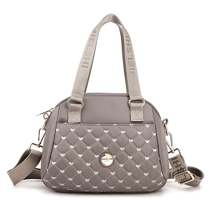 High Thread Women's Shoulder Bag Nylon Messenger CrossBody Bag