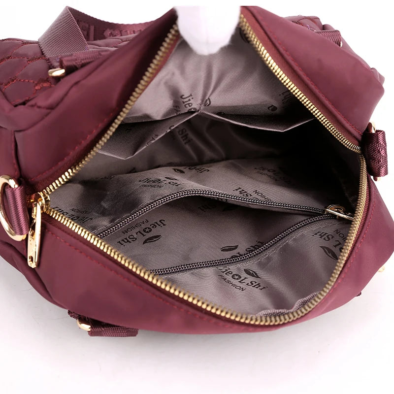 High Thread Nylon Shoulder Bag for Women