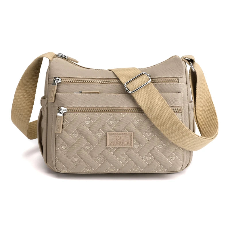 Women Shoulder Bag High Thread Female Messenger Bag Ladies Nylon CrossBody Bag