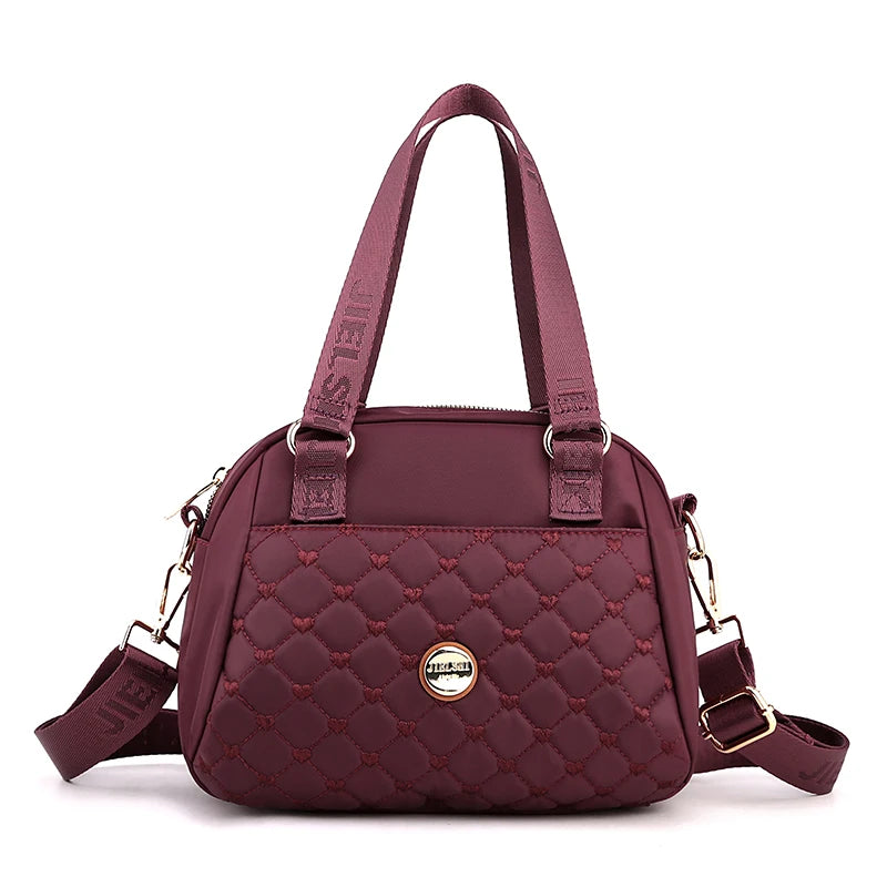 High Thread Women's Shoulder Bag Nylon Messenger CrossBody Bag